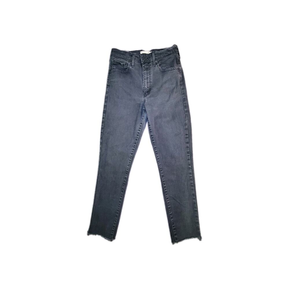 Levi's Jeans Womens Size 30 Black Denim Mile High Super Skinny High Rise Za1-17 - Picture 1 of 10